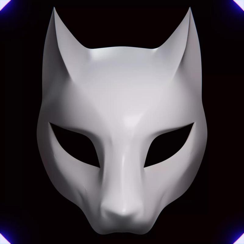 KITSUNE FOX MASK MASCARA DE ZORRO KITSUNE 8