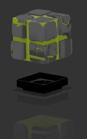 Cracked stone led lamp