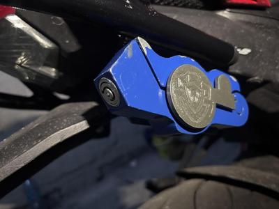 Motorcycle handlebar lock Mount