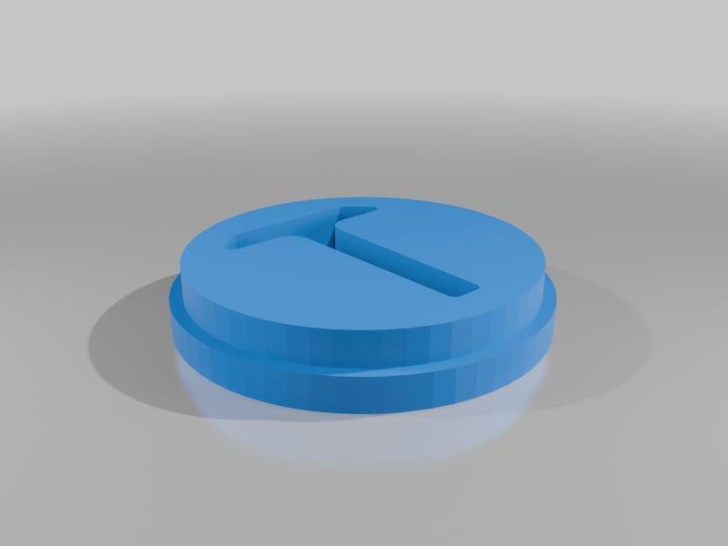 Prototype Extruder plate for a 2 inch hand extruder gun