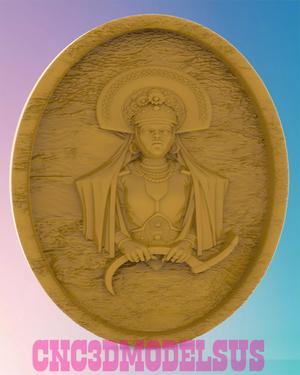 Marena 3D MODEL STL FILE FOR CNC ROUTER LASER