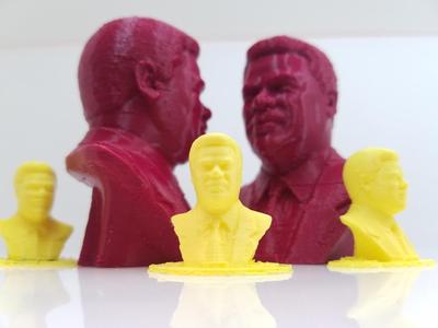 DIY: Mayor Harold Washington Bust Scan at Chicago Public Library