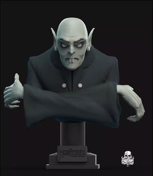 nosferatu bust fan art