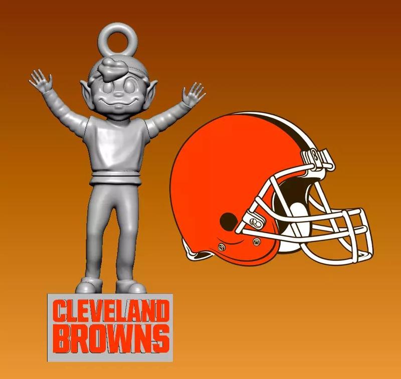 NFL - Bownie The Elf  - Hanging Figurine Cleveland Browns