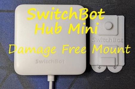 SwitchBot Hub Mini Matter Wall Mount Damage Free