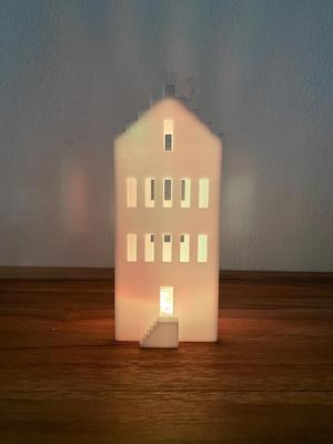 Christmas light houses