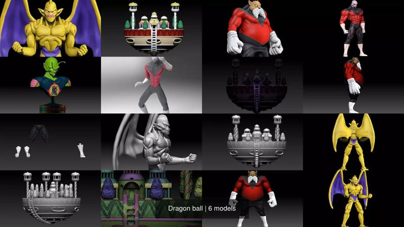 Dragon ball 3D Model Collection
