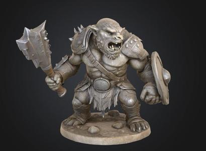  Orc Sentinel - Dungeons and Dragons Original