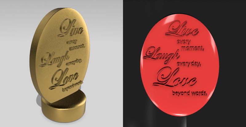 Live Laugh Love Tabletop Disc Sculpture, Home decor plaque, inspirational motivational saying, keychain, fridge magnet,