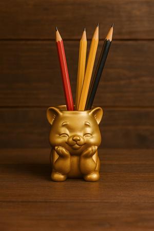 Cat Pencil Holder – Cute Cat Desk Organizer STL File