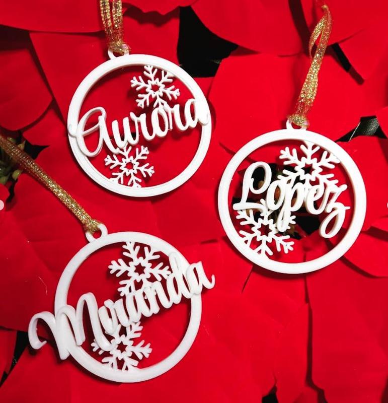 Christmas ornaments (customizable)