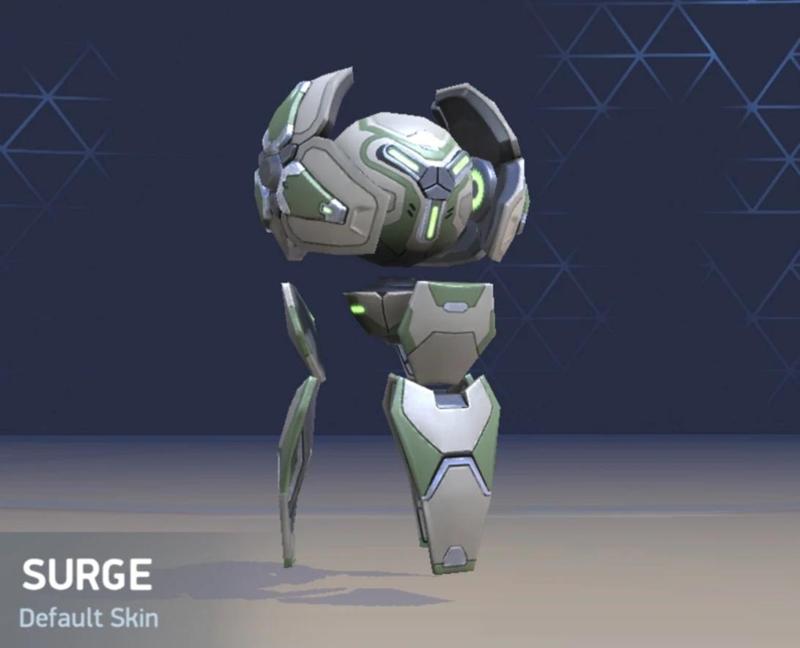 Surge from Mech arena, figurine