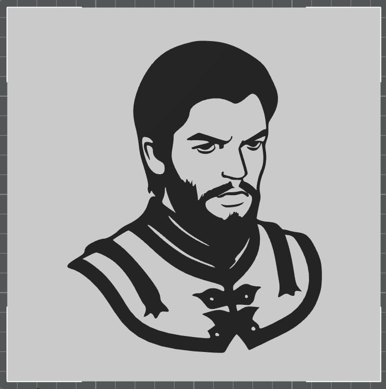 art wall/picture on the wall  Game Thrones Podrick Payne