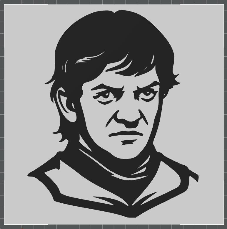 art wall/picture on the wall  Game Thrones Ramsay Bolton