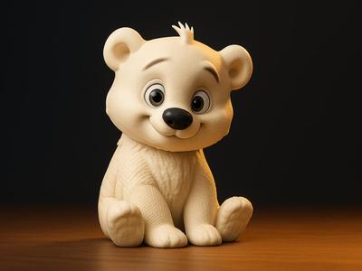 Baby Polar Bear - No AMS - No Supports - Head+Body