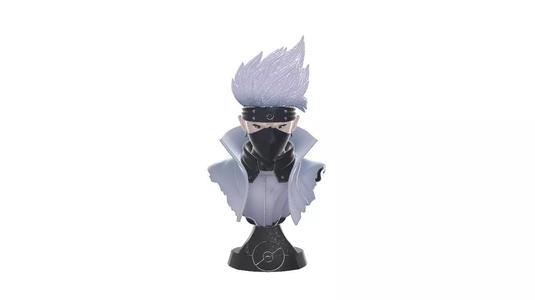 Kakashi Hatake Bust Naruto Masked Ninja Statue