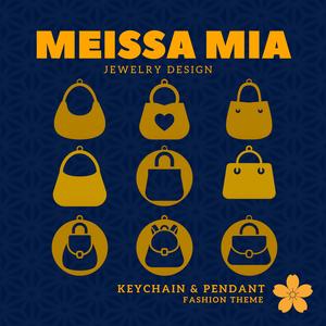 Mini Chic – 3D Print File for Handbag Keychain or Pendant - Bag Accessories - Girl's Fashion