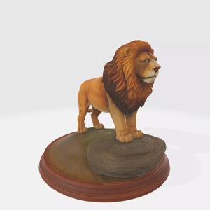 Majestic Lion Figurine
