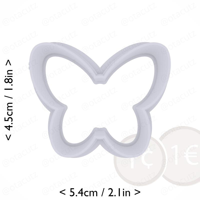 Butterfly Cookie Cutter 1.75in / 4.4cm