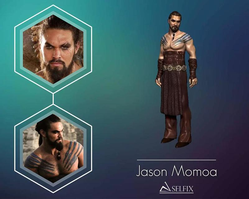 Jason Momoa 3D Model ready for 3d print