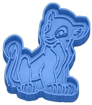 2 Biscuit Moulds - Disney - Princess - Mickey - Dingo - Bambi - The Lion King - Pinocchio - Pluto - Frozen - Dumbo - Cookie cutter- Cookie cutter