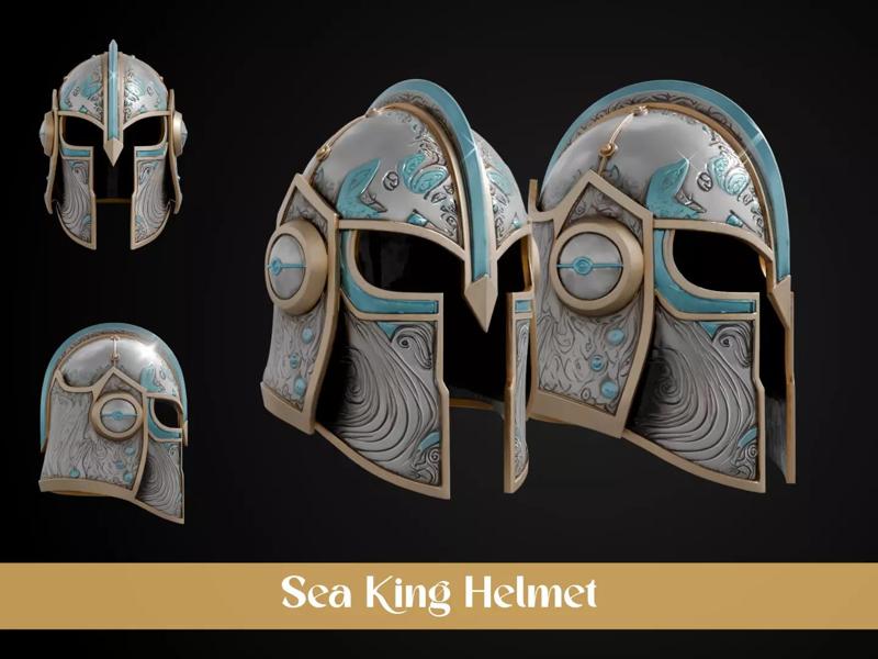 Stylized Numeror Helmet - Sea King