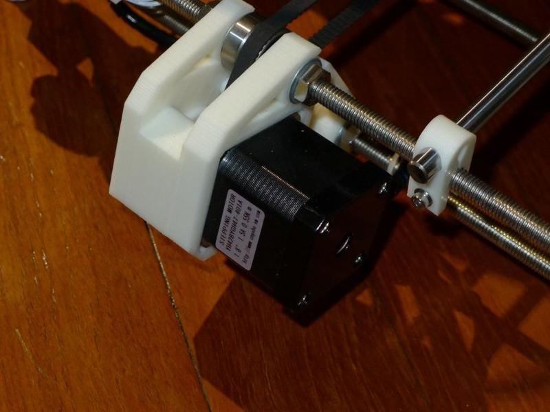 Reinforced Mendel y-motor mount with 625zz bearing