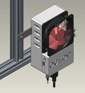 Box for k8200 controller with fan and raspberry pi b+