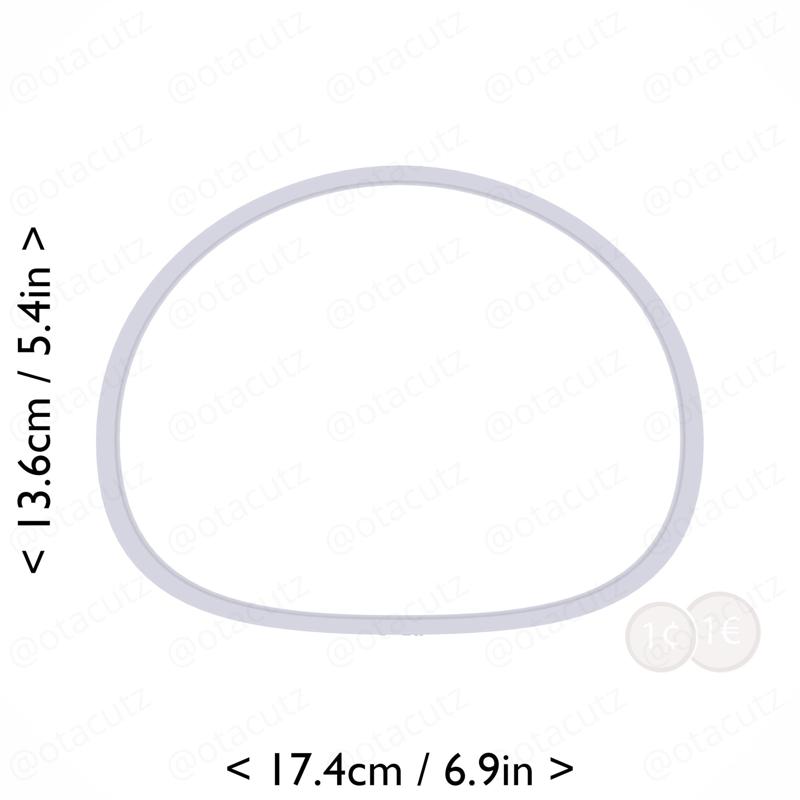 Mochi Cookie Cutter 6.5in / 16.5cm