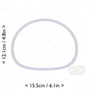 Mochi Cookie Cutter 5.75in / 14.6cm