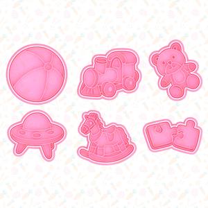 Toys cookie cutter set of 6
