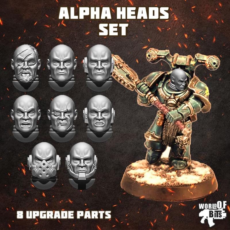 Alpha Heads Set