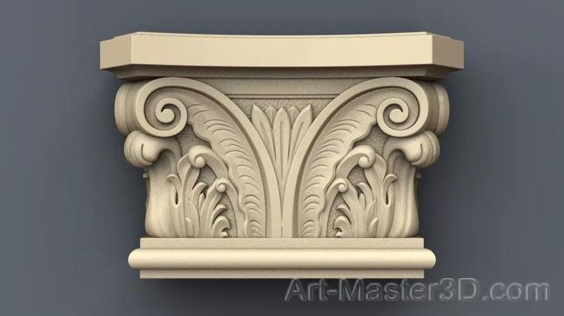 3D model Capitel 01