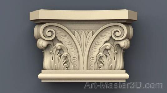 3D model Capitel 01