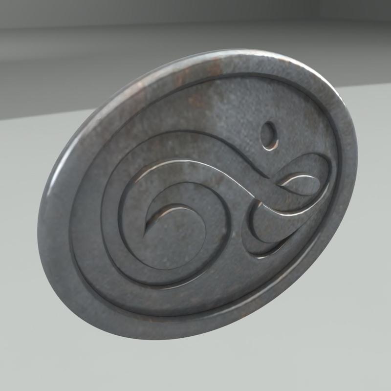 The Witcher III Priscilla Feather hat brooch broach Aigrette. Video game, props, cosplay