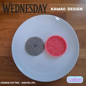 🪟 Gothic Window Cookie Cutter –Kawaii Wednesday Design