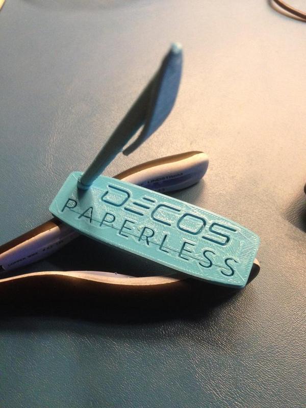 Paperless working trophy