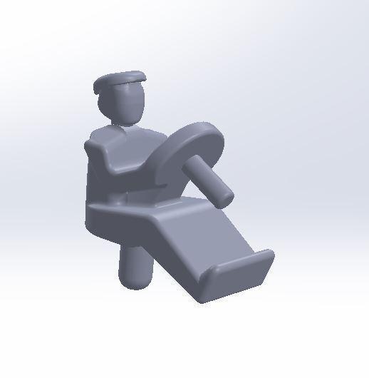 Lesney Matchbox 19b MGA Sports Car Driver