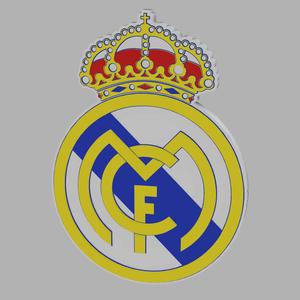 3D MULTICOLOR LOGO/SIGN - Real Madrid FC