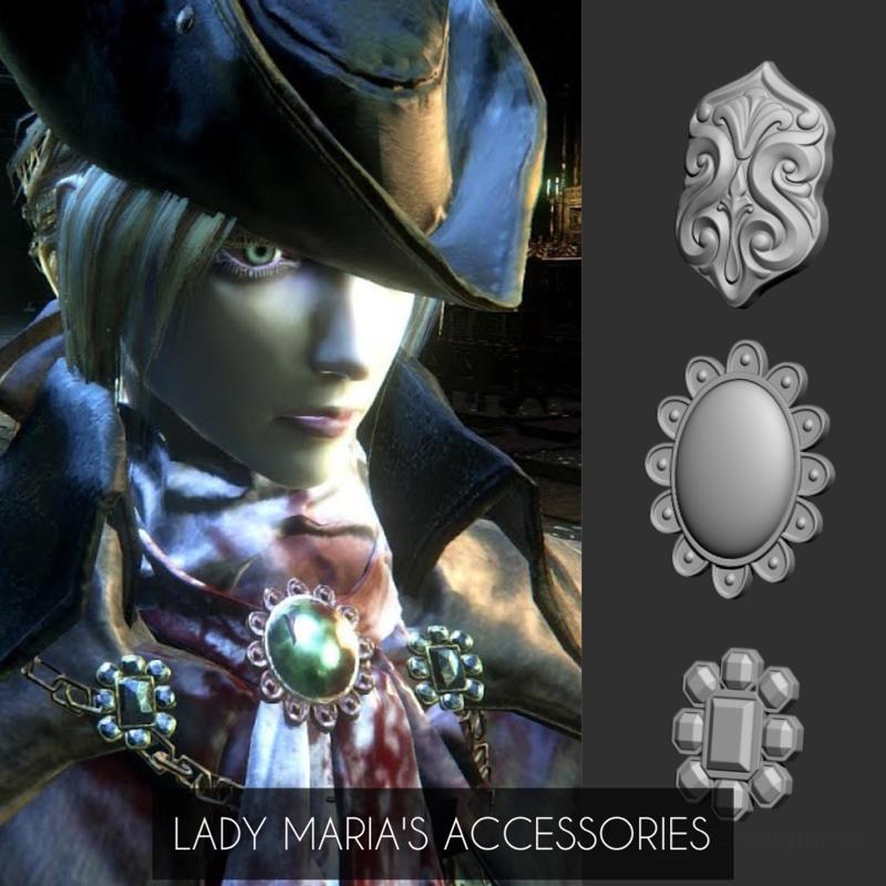 Lady Maria of the Astral Clocktower's accessory set