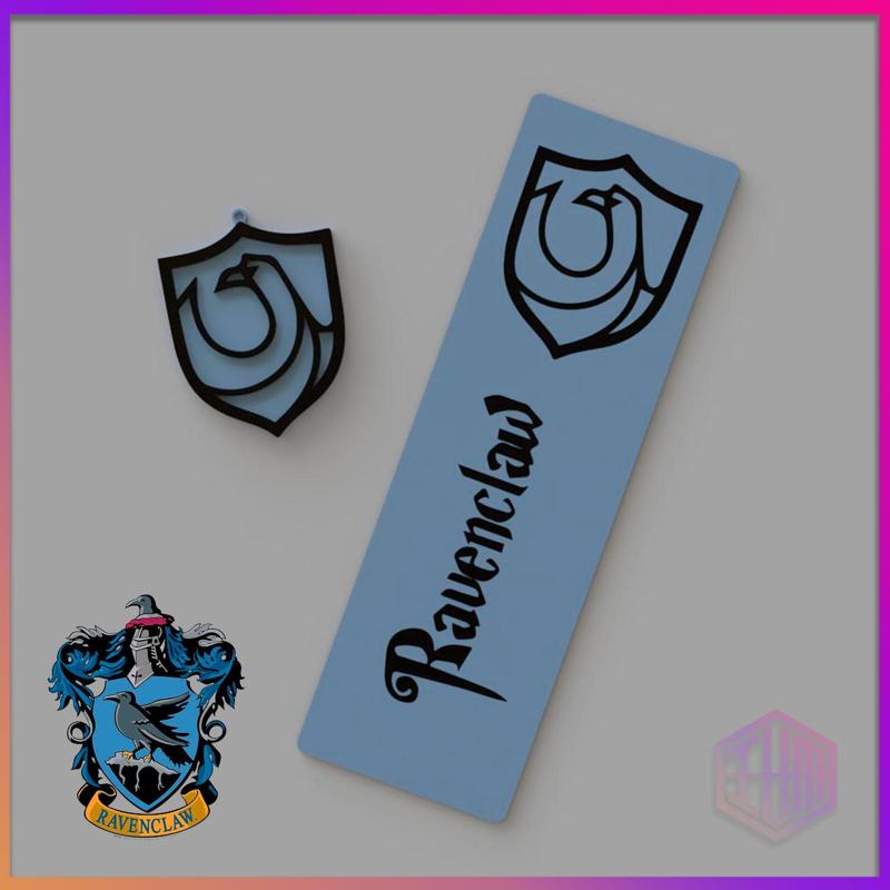 RAVENCLAW KEYCHAIN AND BOOKMARK PACK - HARRY POTTER