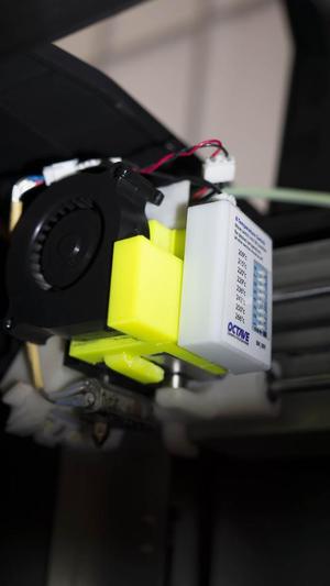 UP! Mini Extruder/Stepper Motor Extra Fan Mount