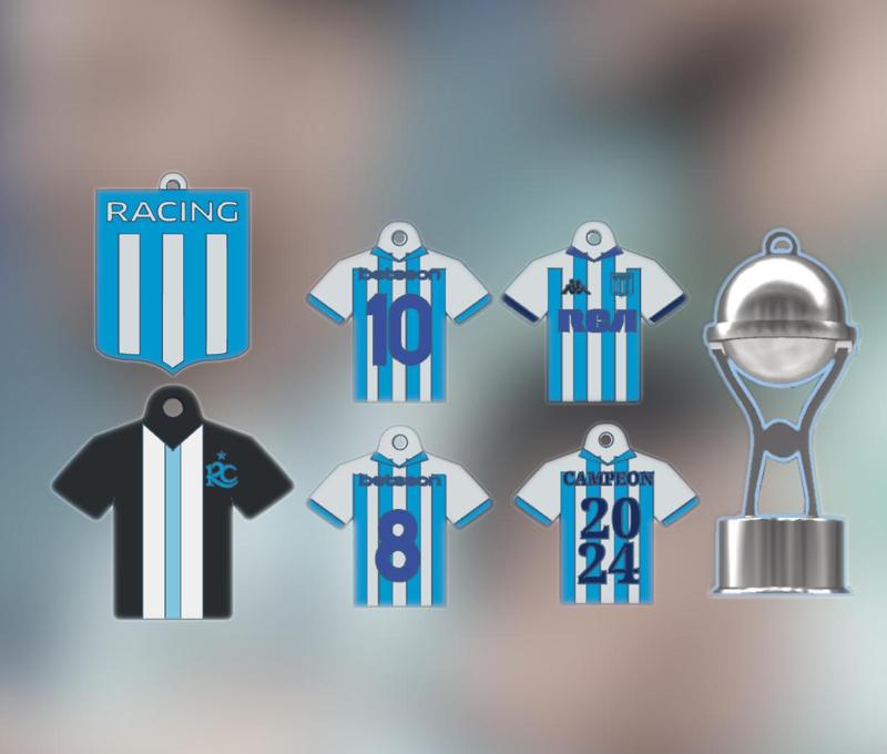 Racing Club Champion 2024 Keyring Pack