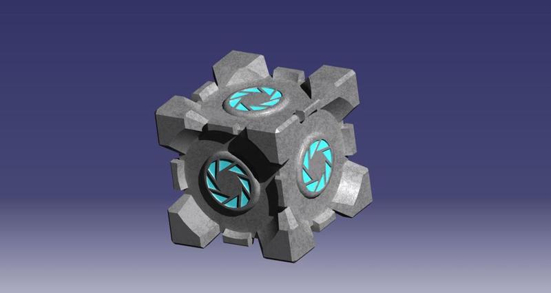 Aperture Science Weighted Cube