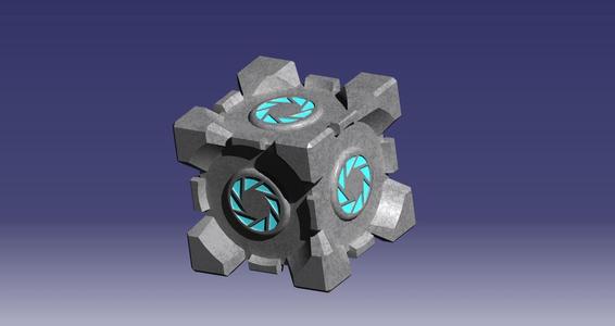 Aperture Science Weighted Cube