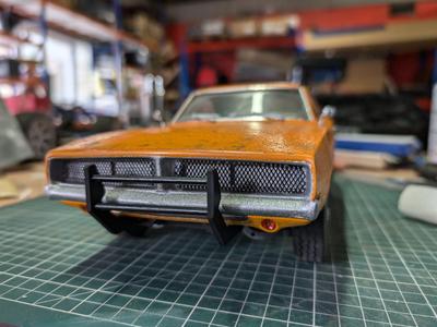 1969 Dodge Charger for WPL D12 - body swap General LEE