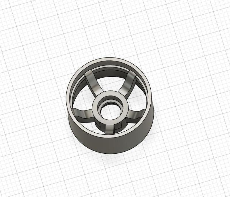 1:28 rear wheel 1/28 rc car offset 2mm