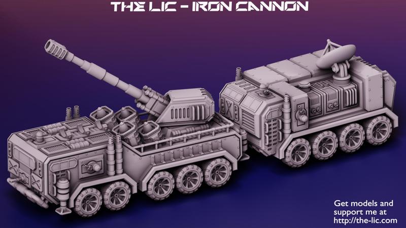 The LIC - Iron Canon Heavy Artillery Support Vehicle