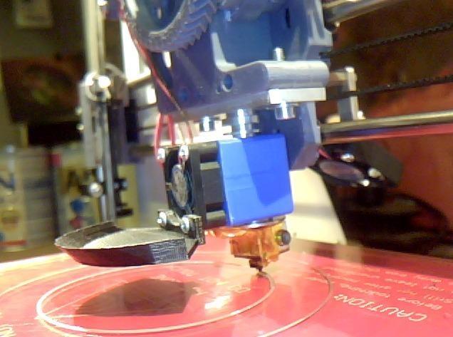 Hot-end cooling fan wall (in case the fan is on backwards according to some ;)