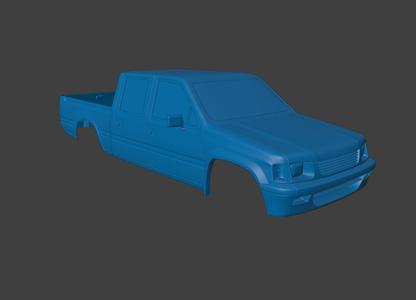 RC BODY 1997 HOLDEN RODEO DUALCAB CHEVROLET  1/10 3D PRINT STL